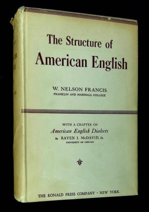 Item #B61566 The Structure of American English. W. Nelson Francis