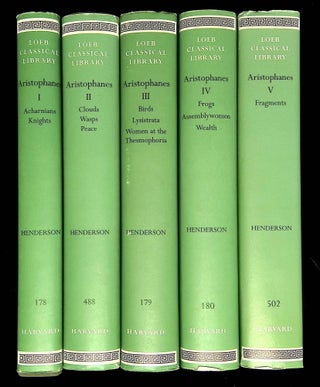 Item #B61815 Aristophanes: Volume I--Acharnians, Knights; Volume II--Clouds, Wasps, Peace; Volume...