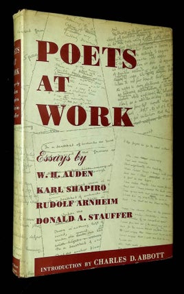 Item #B61840 Poets at Work: Essays Based on the Modern Poetry Collection at the Lockwood Memorial...