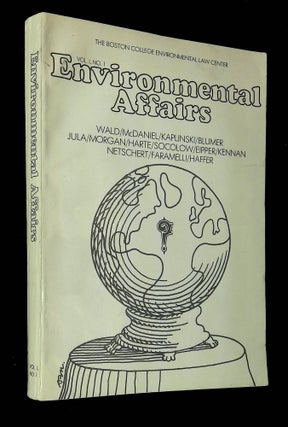 Item #B62060 Environmental Affairs: Volume 1, Number 1, April 1971. n/a
