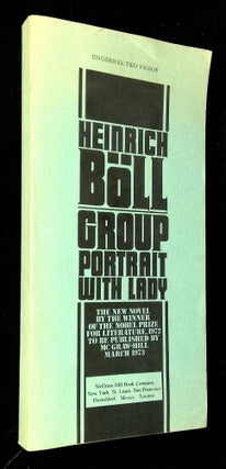 Item #B62077 Group Portrait With Lady [Uncorrected Proof]. Heinrich Boll, Leila Vennewitz