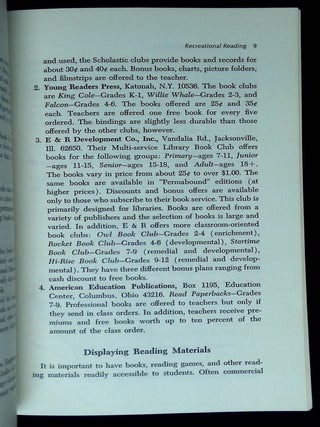 Enriching Your Reading Program