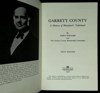 Garrett County: A History of Maryland's Tableland