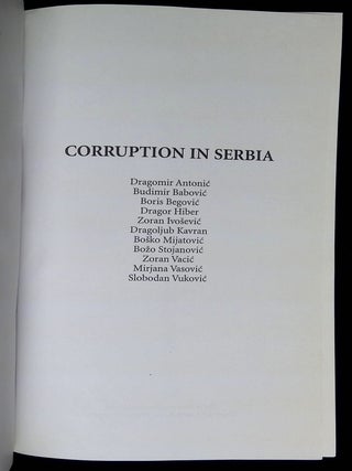 Corruption in Serbia
