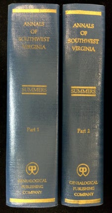 Item #B63425 Annals of Southwest Virginia 1769-1800: Part 1 and Part 2 [Two volume set!]. Lewis...