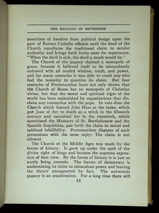 The Meaning of Methodism: A Study in Christian Religion