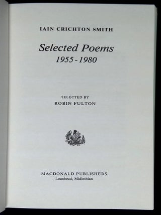 Iain Crichton Smith: Selected Poems 1955-1980