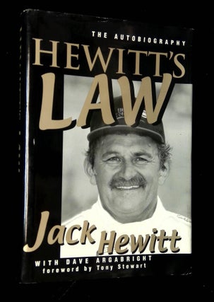 Item #B64285 Hewitt's Law: The Autobiography. Jack Hewitt, Dave Argabright