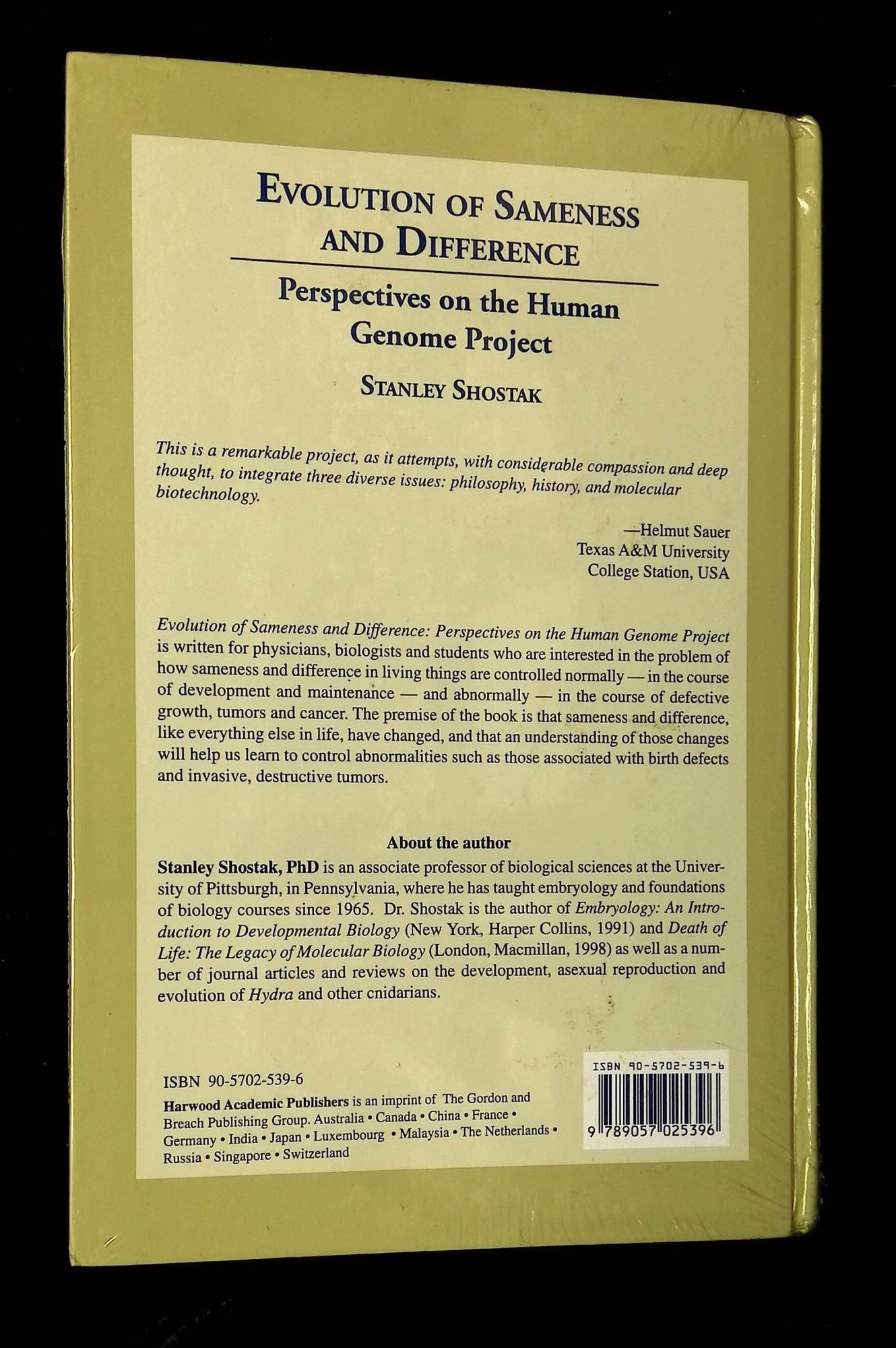 Evolution of Sameness and Difference: Perspectives on the Human Genome ...