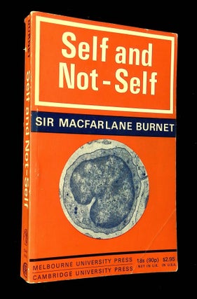 Item #B64620 Self and Not-Self: Cellular Immunology Book One. Macfarlane Burnet