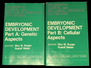 Item #B64675 Embryonic Development: Part A--Genetic Aspects; and Part B--Cellular Aspects [Two...