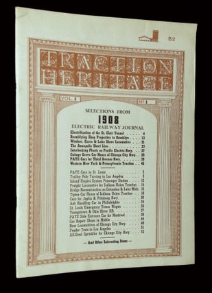 Item #B64825 Traction Heritage: Vol. 5, No. 2, March 1972--Selections from Electric Railway...