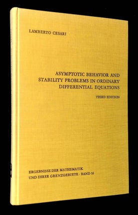 Item #B64988 Asymptotic Behavior and Stability Problems in Ordinary Differential Equations....