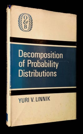 Item #B65038 Decomposition of Probability Distributions. Yu. V. Linnik, S J. Taylor