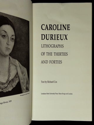 Caroline Durieux: Lithographs of the Thirties and Forties