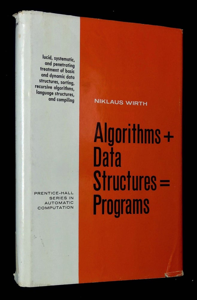 Item #B65185 Algorithms + Data Structures = Programs. Niklaus Wirth.
