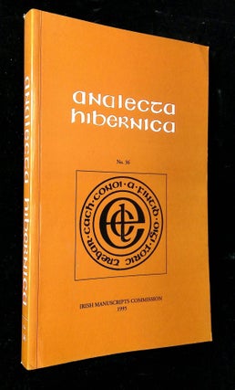 Item #B65237 Analecta Hibernica: No. 36--Including a Report to the Minister of Arts Culture and...