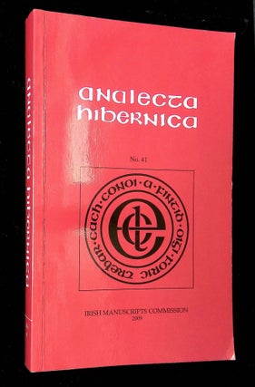 Item #B65239 Analecta Hibernica: No. 41--Including a Report to the Minister for Arts, Sport and...