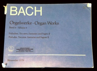 Item #B65314 Orgelwerke/Organ Works: Volume 6 [This volume only!]. Johann Sebastian Bach,...