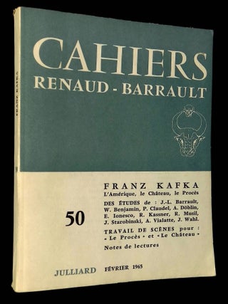 Item #B65757 Kafka: L'Amerique, Le Chateau, Le Proces [Cahiers de la Compagnie, 50, Fevrier...