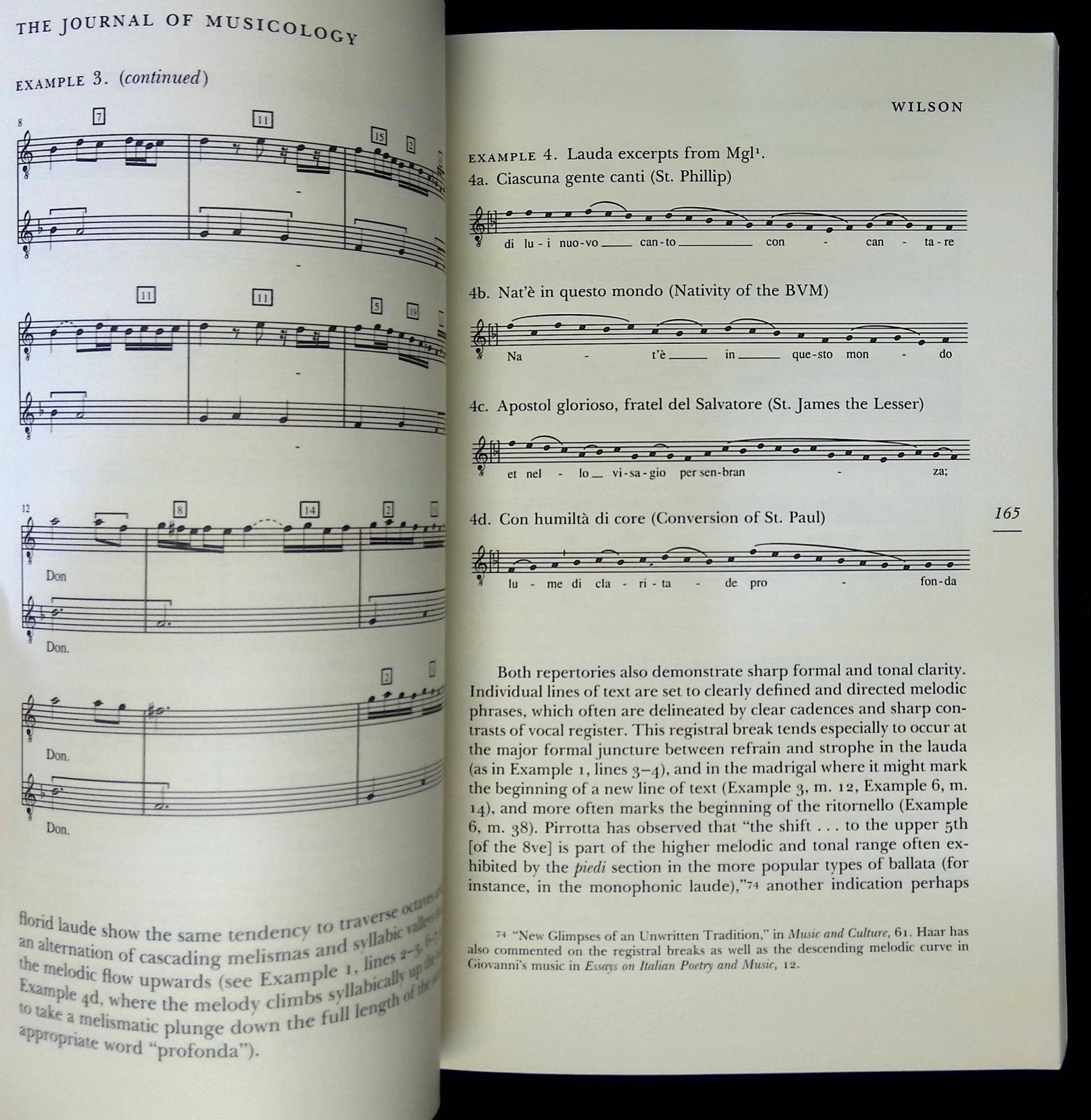 The Journal of Musicology Almost complete run--Volumes 1-22 four issues ...