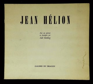 Item #B65872 Jean Helion. Jean Helion, Max Clarac-Serou, Jean Pierre Burgart, P. G. Bruguiere