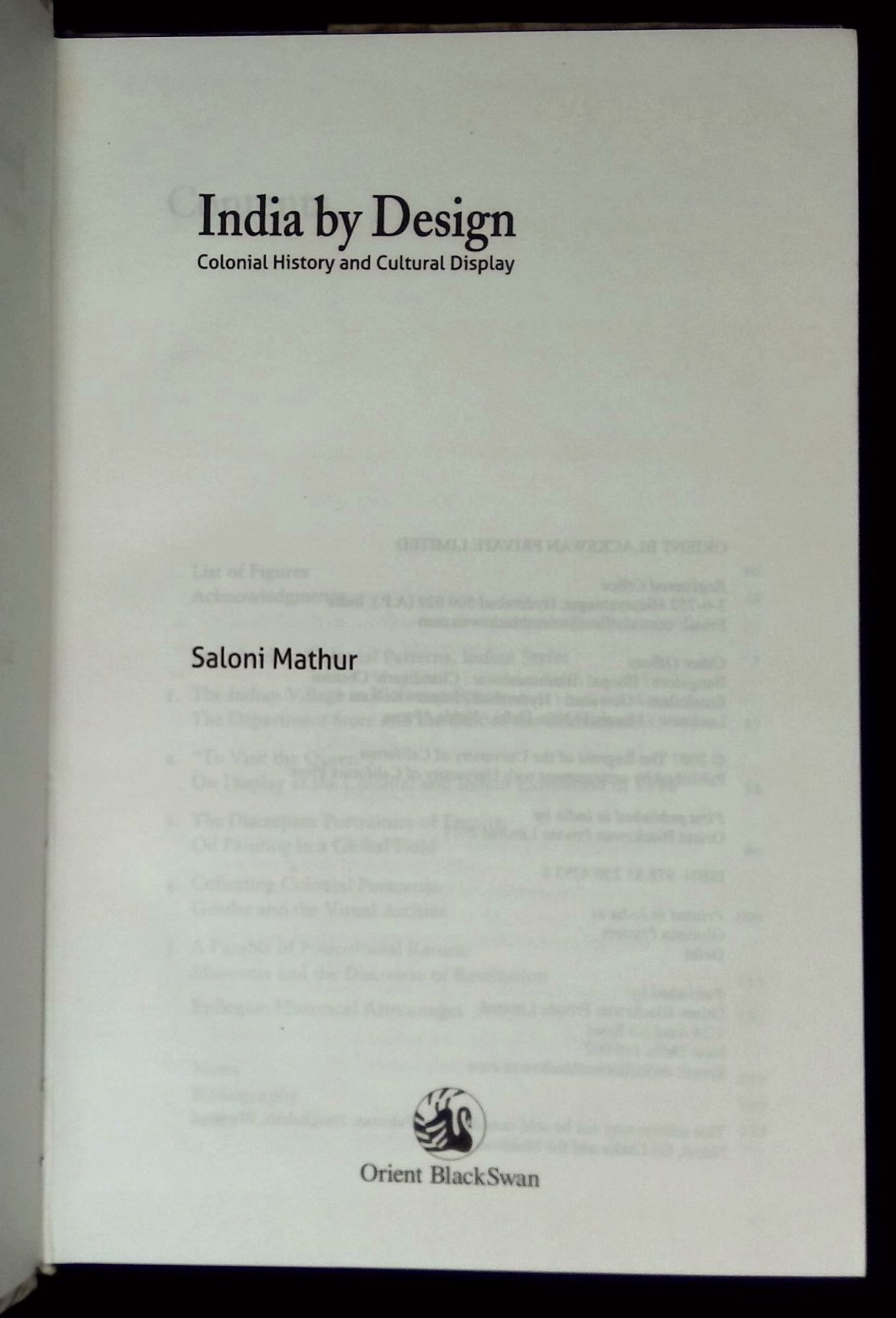 India by Design: Colonial History and Cultural Display | Saloni Mathur