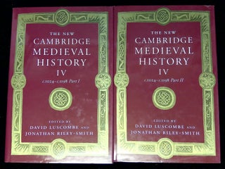 Item #B66261 The New Cambridge Medieval History: Volume IV c. 1024-c. 1198, Part I and Part II...