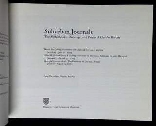 Item #B66267 Suburban Journals: The Sketchbooks, Drawings, and Prints of Charles Ritchie. Peter...