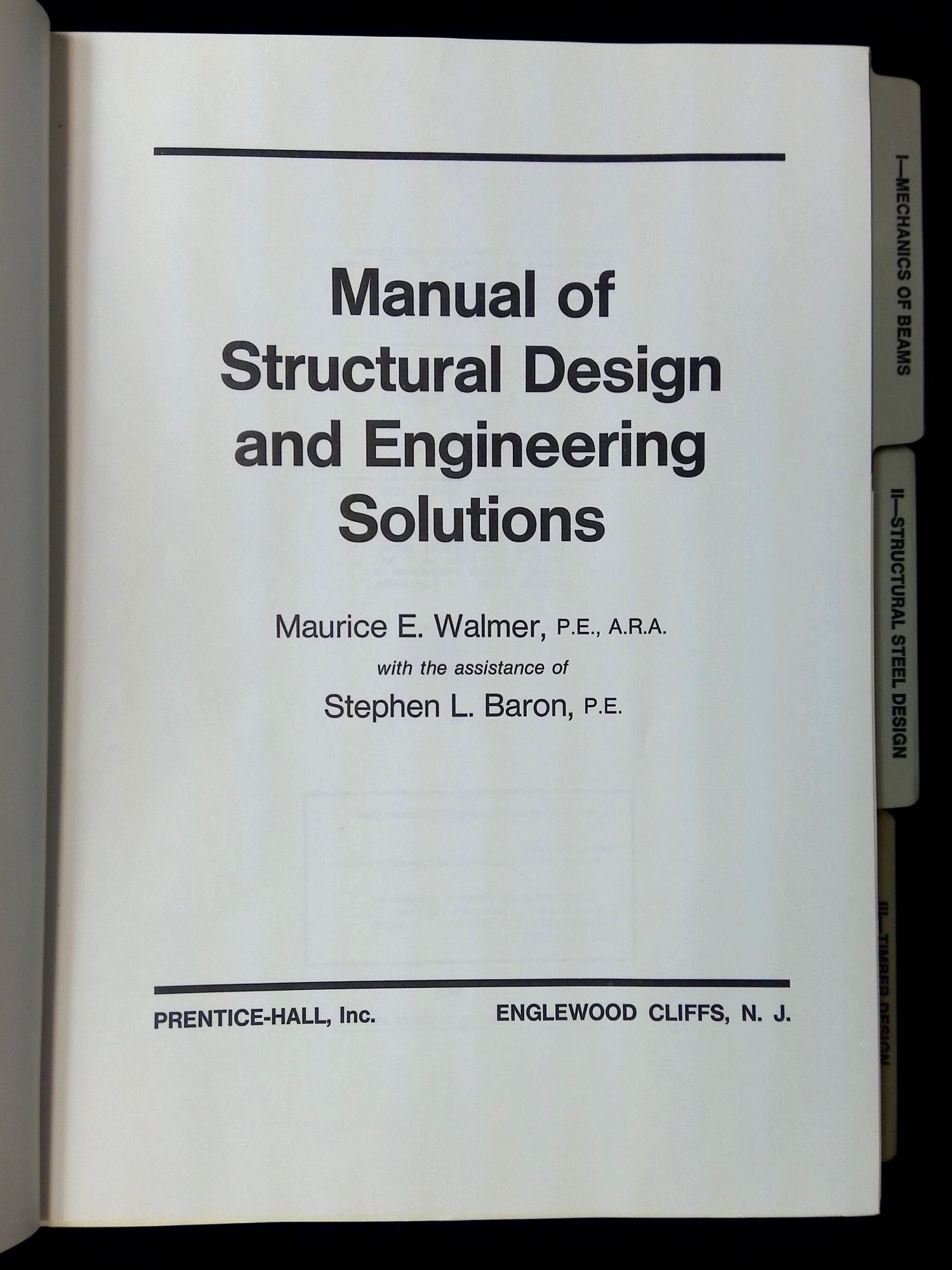 Manual of Structural Design and Engineering Solutions | Maurice E ...