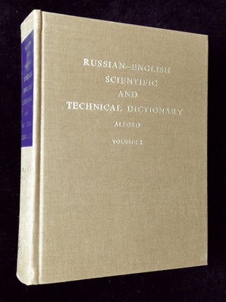 Russian-English Scientific and Technical Dictionary [Two volume set in slipcase]