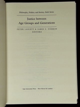 Justice Between Age Groups and Generations