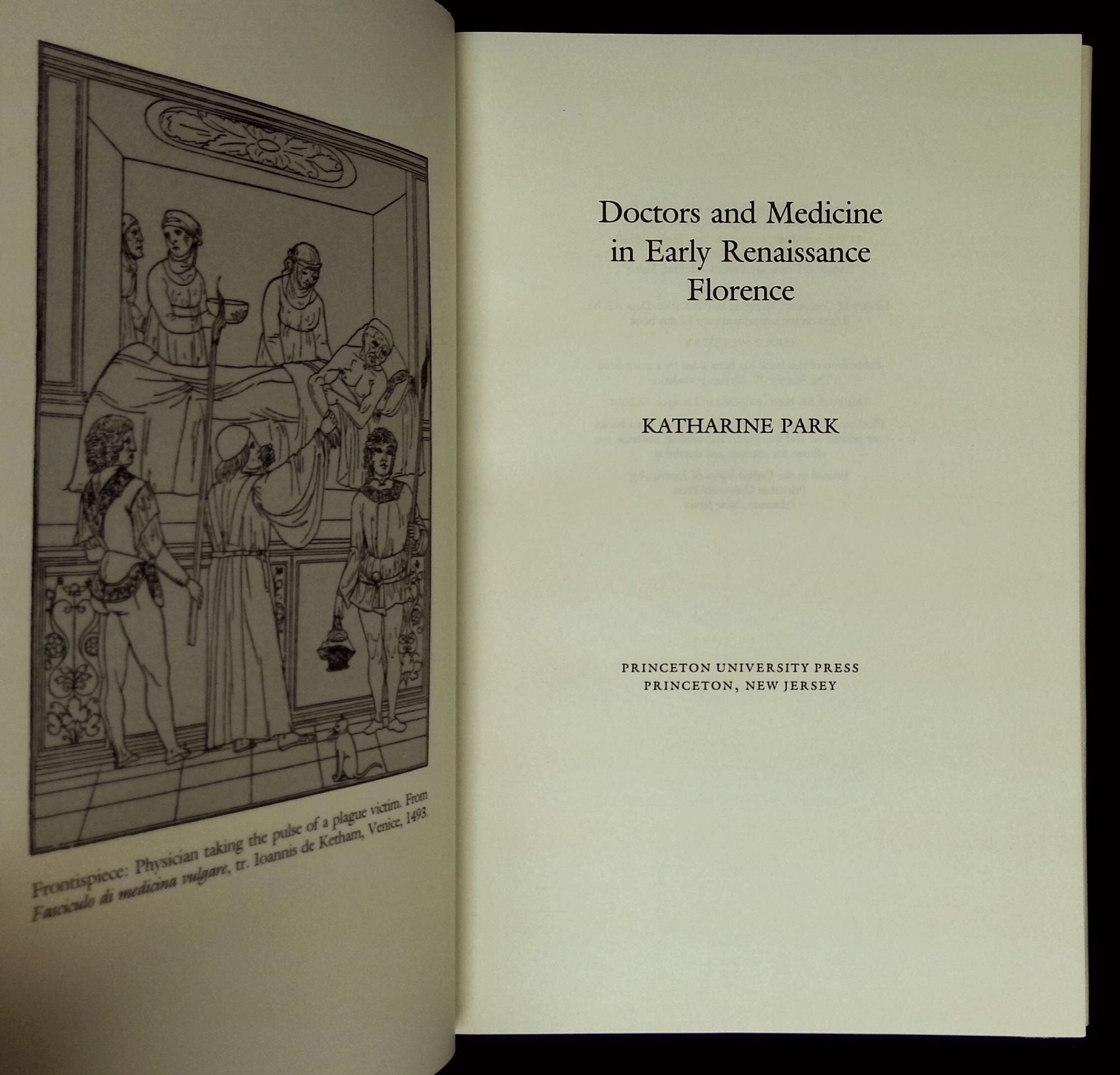 Doctors and Medicine in Early Renaissance Florence | Katherine Park