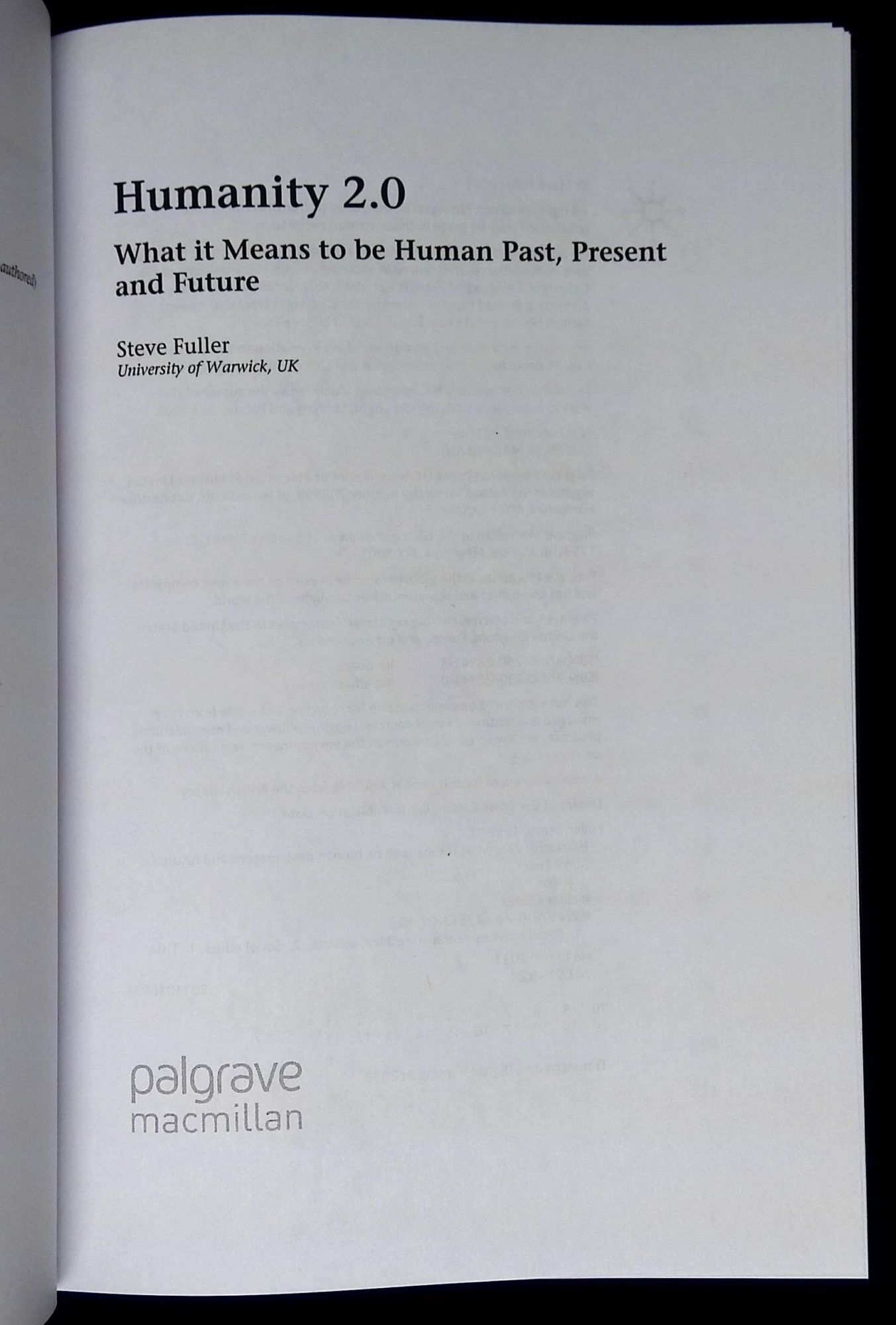 Humanity 2.0: What It Means to Be Human Past, Present and Future ...