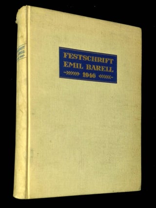 Item #B68333 Festschrift Herrn Emil Christoph Barell. Emil Christoph Barell