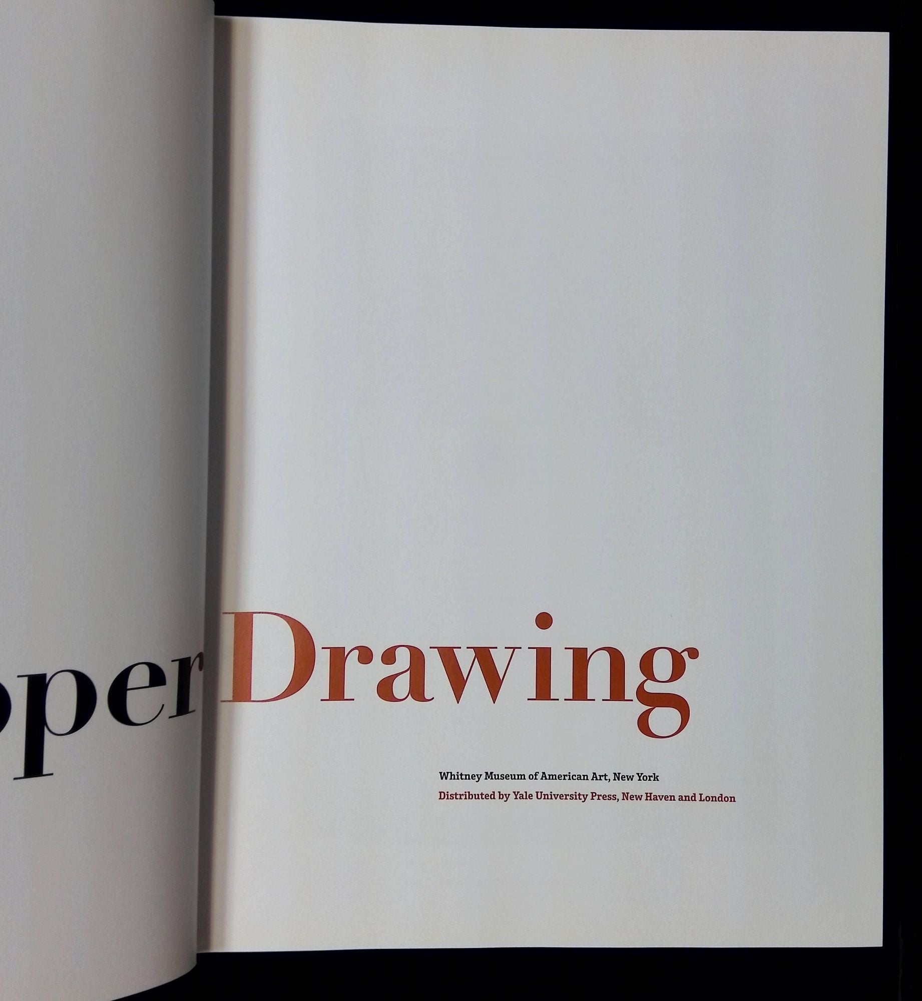 Hopper Drawing | Carter E. Foster | First printing