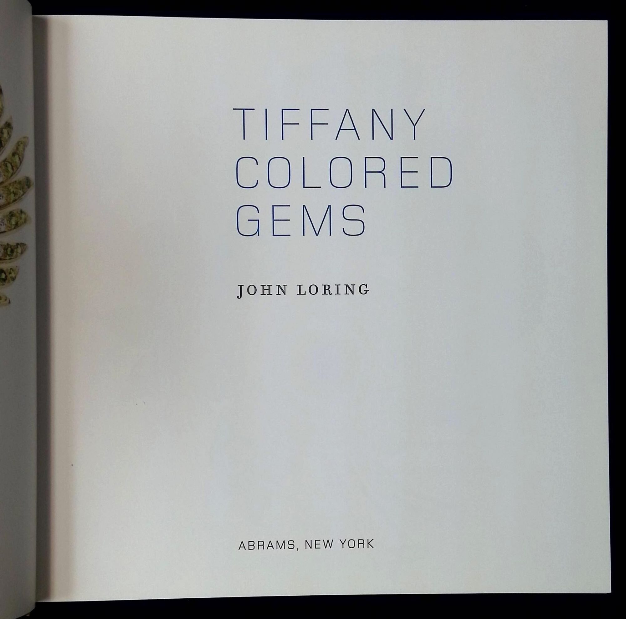 Tiffany Colored Gems | John Loring | First printing