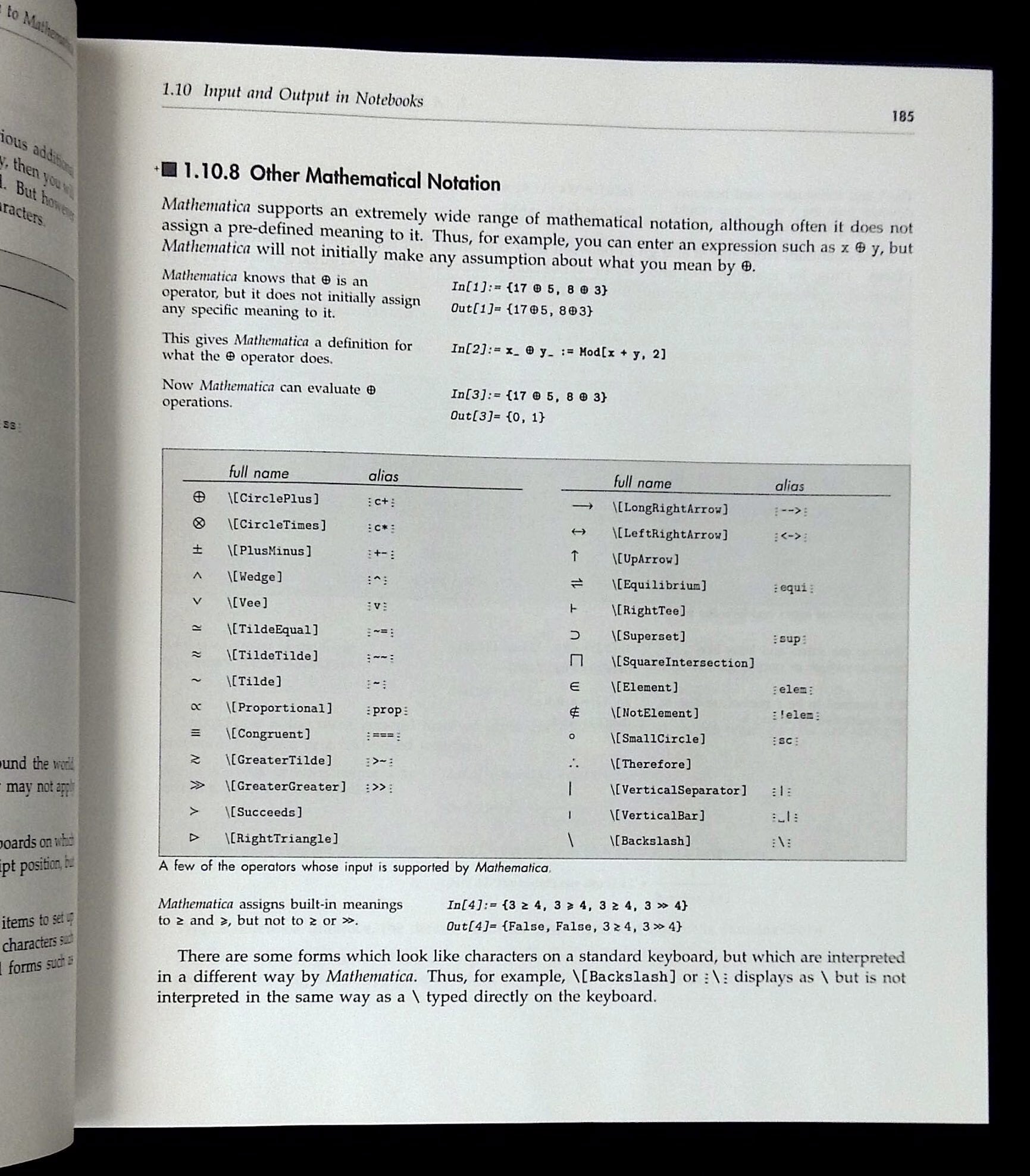 The Mathematica Book: Third Edition, Prerelease Version for