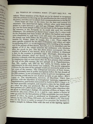 A Selection of Greek Historical Inscriptions to the End of the Fifth Century B.C.