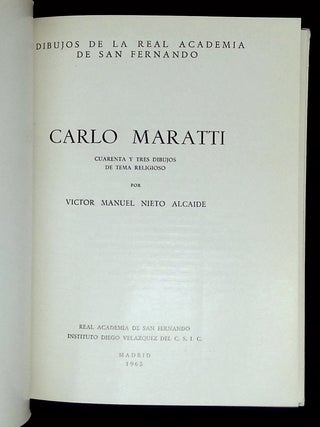 Carlo Maratti: Cuarenta y Tres Dibujos de Tema Religioso
