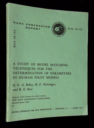 Item #B70257 A Study of Model Matching Techniques for the Determination of Parameters in Human...