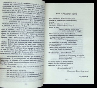 Cri et Societe: Litterature Antillaise de Combat