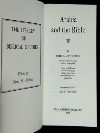 Arabia and the Bible