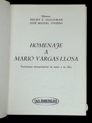 Homenaje a Mario Vargas Llosa: Variaciones Interpretativas en Torno a su Obra