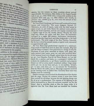 The Irish Stage in the County Towns 1720 to 1800