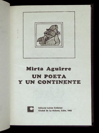 Un Poeta y un Continente