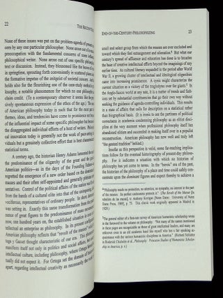 Profitable Speculations: Essays on Current Philosophical Themes