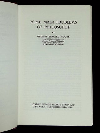 Some Main Problems of Philosophy
