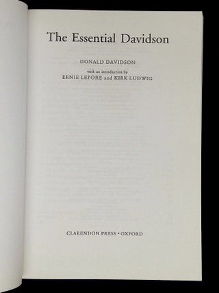 The Essential Davidson