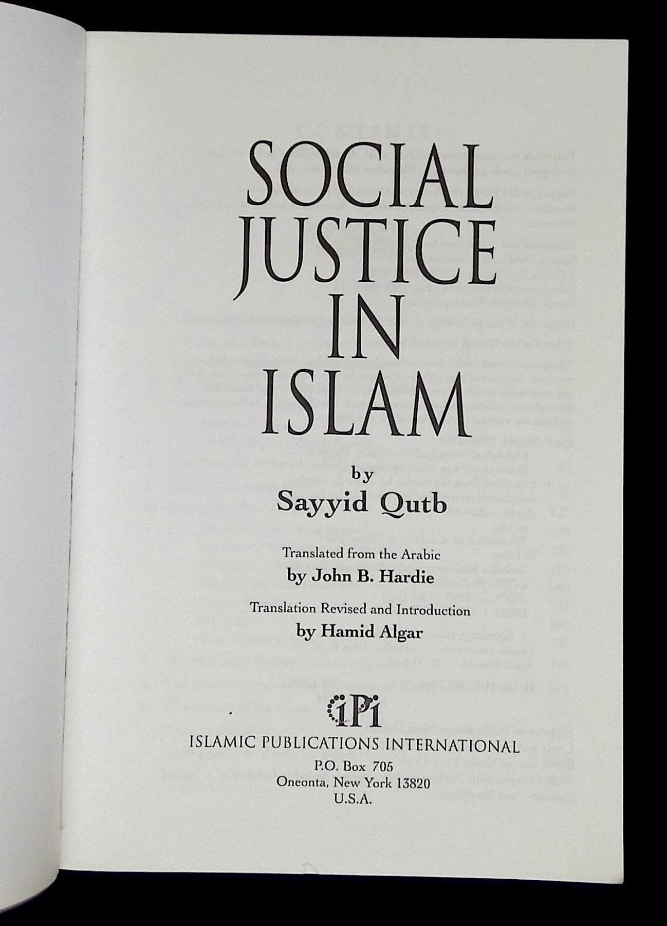 Social Justice in Islam | Sayyid Qutb, John B. Hardie, Hamid Algar | Revised